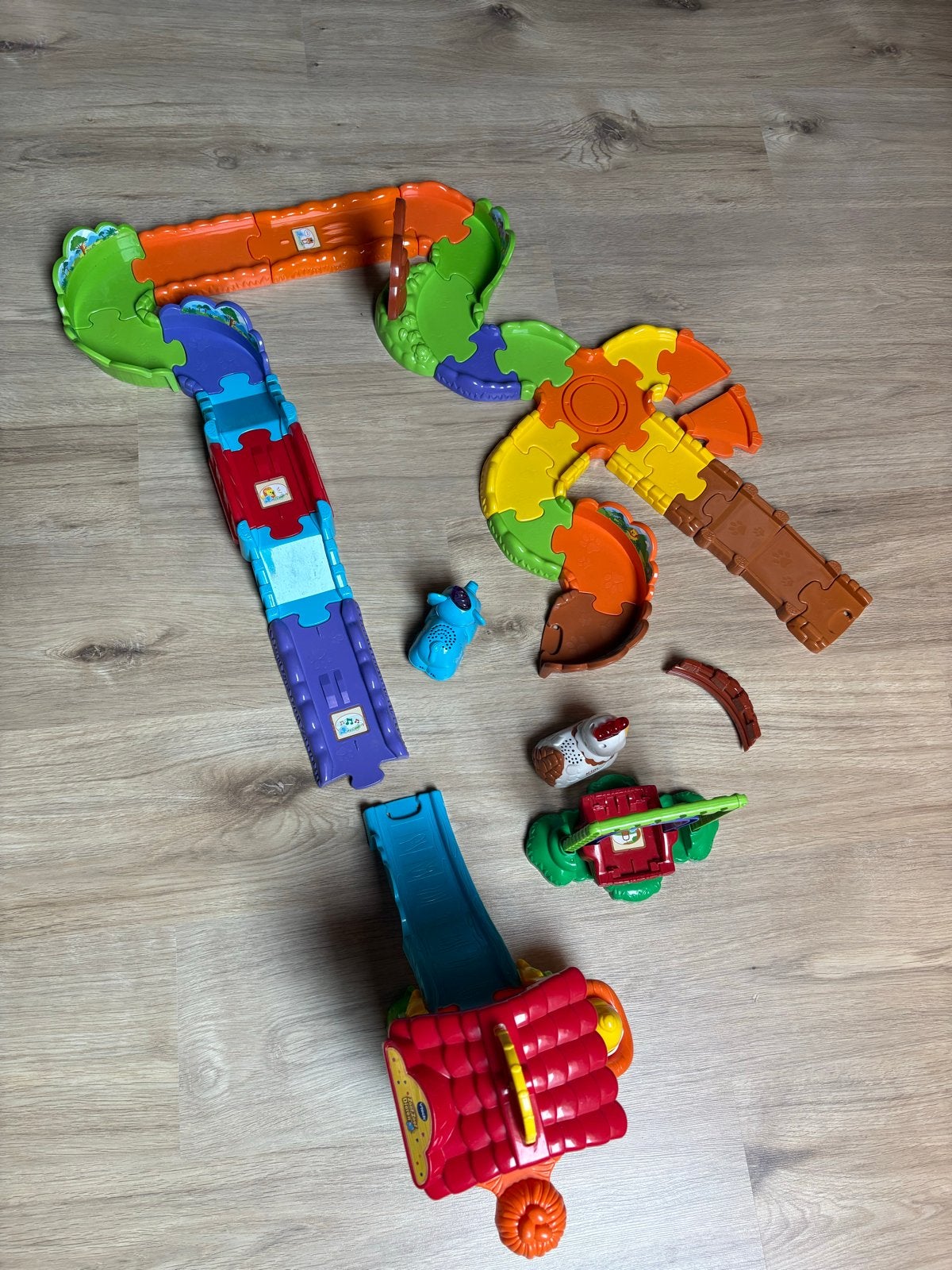 VTech Zoef Zoef Dieren Speelset met Olifant en Kip, Ophalen, Gebruikt, Overige typen, Met geluid