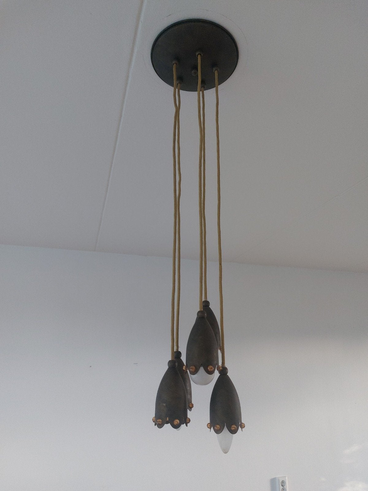 vintage cluster hanglamp, Huis en Inrichting, Ophalen