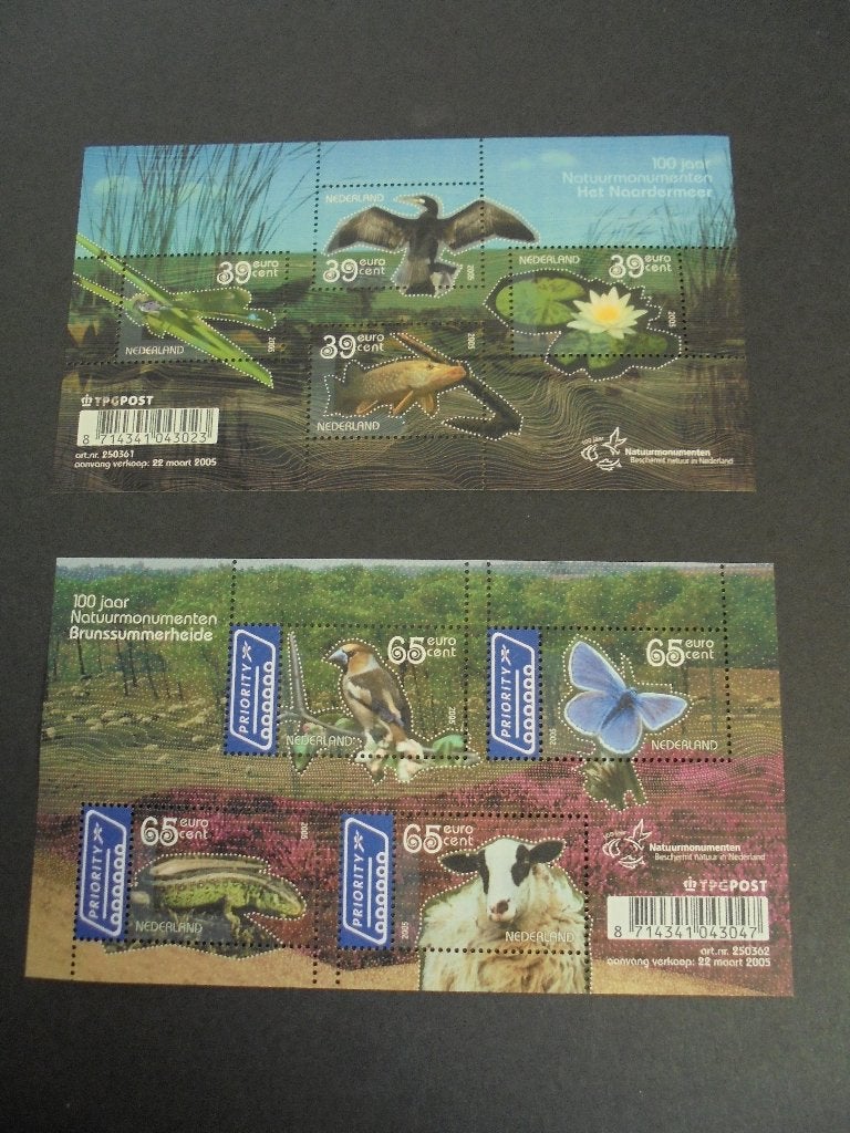 Postzegels 2005 100 jaar natuurmonumenten, Verzenden, Na 1940, Postfris