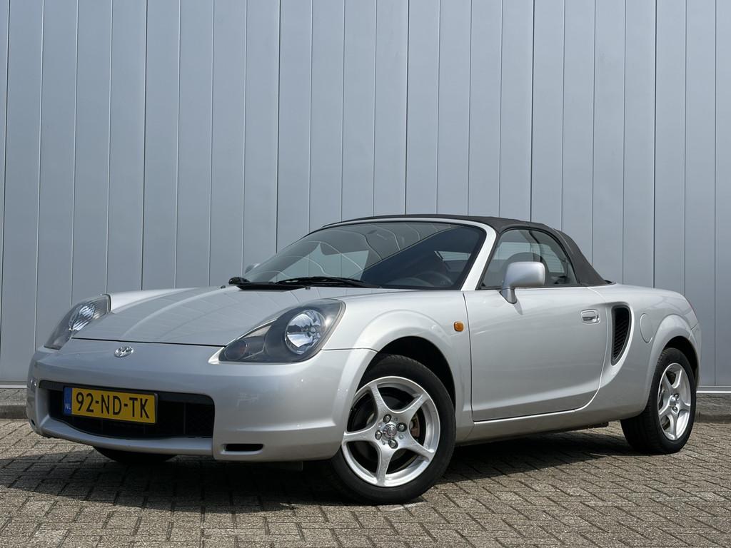 Toyota MR2 1.8-16v VVT-i Cabrio Uniek 44672 KM Rood Interieu, Cabriolet, 14 km/l, Bedrijf, Handgeschakeld
