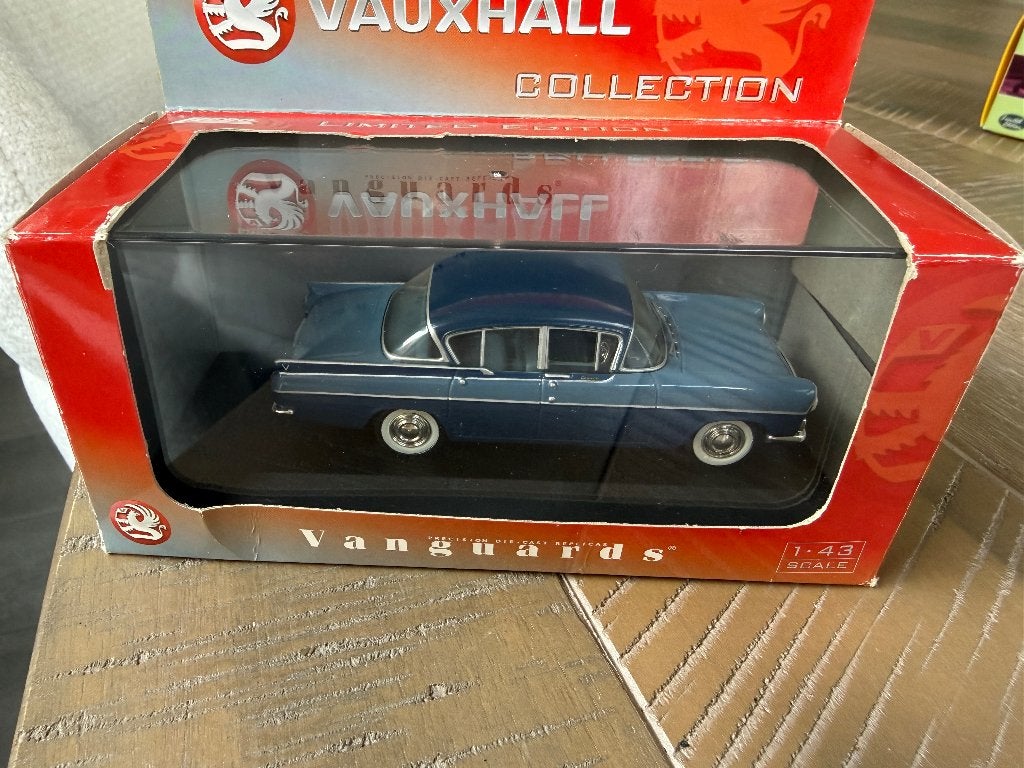 Vanguards Vauxhall Cresta PA Bermuda/Moonlight Blue 1:43, Hobby en Vrije tijd, Ophalen of Verzenden, Nieuw, Auto, Vanguards
