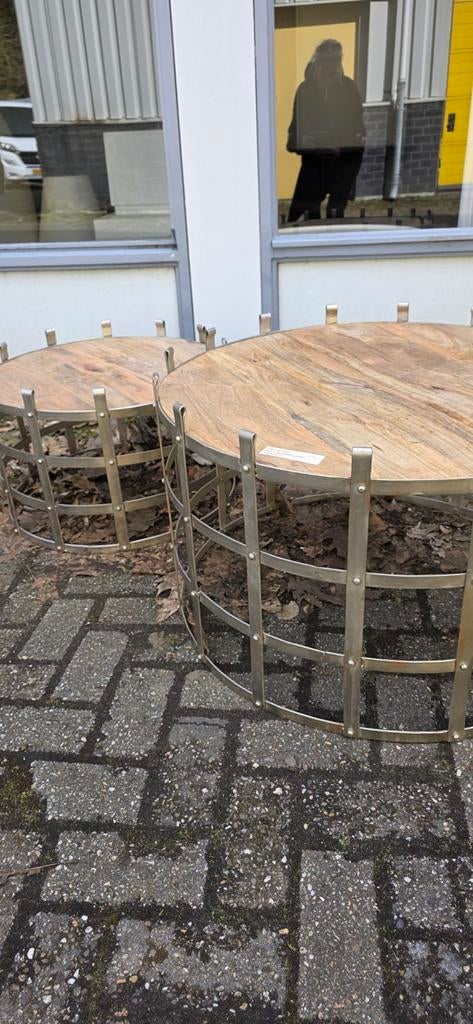 Diverse B-keuze meubels van kringloop en more, Overige houtsoorten, Gebruikt, 100 tot 150 cm, Rond
