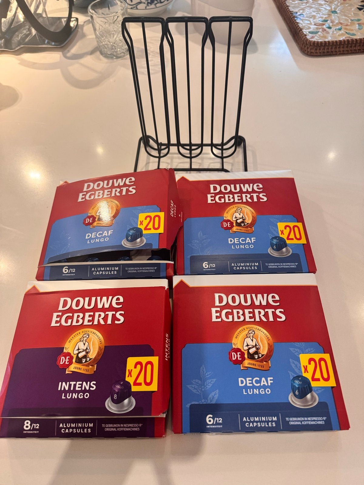 Douwe Egberts koffiecapsules met capsulehouder, Ophalen of Verzenden, Nieuw, Overige modellen, Koffiepads en cups