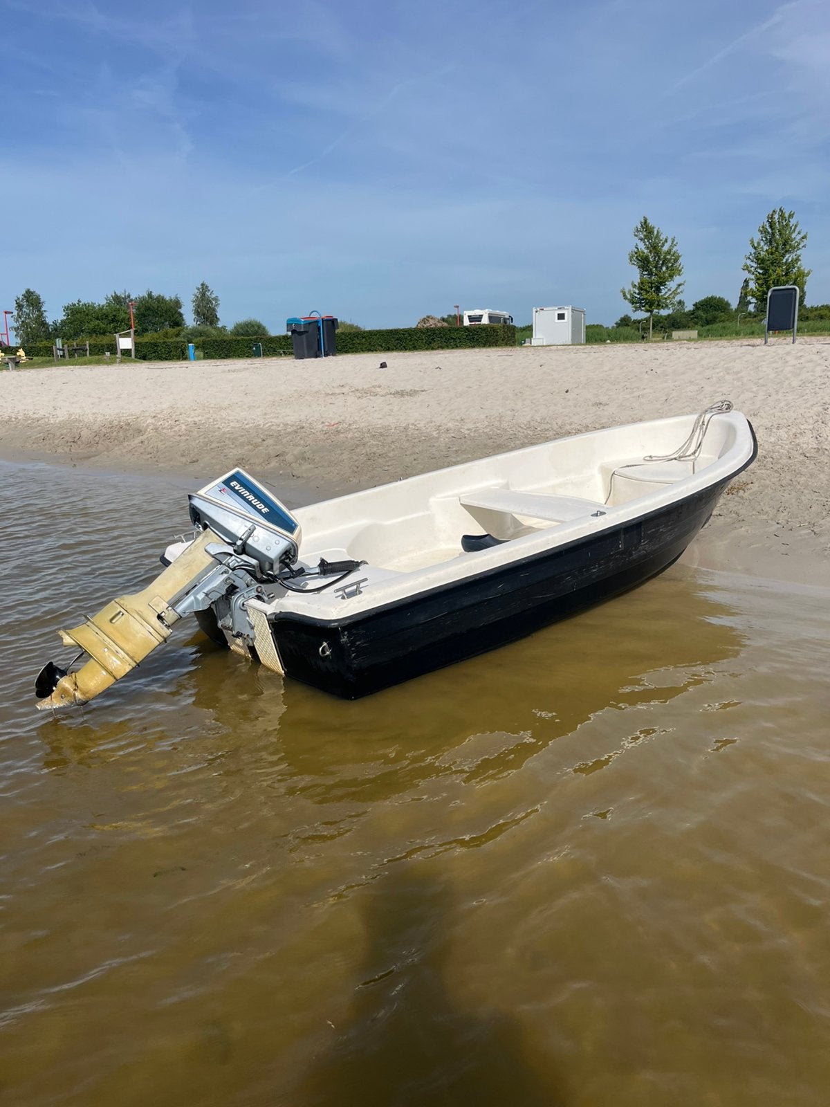 Evinrude 8pk 2 takt buitenboordmotor, Ophalen, Zo goed als nieuw, Motor en Techniek