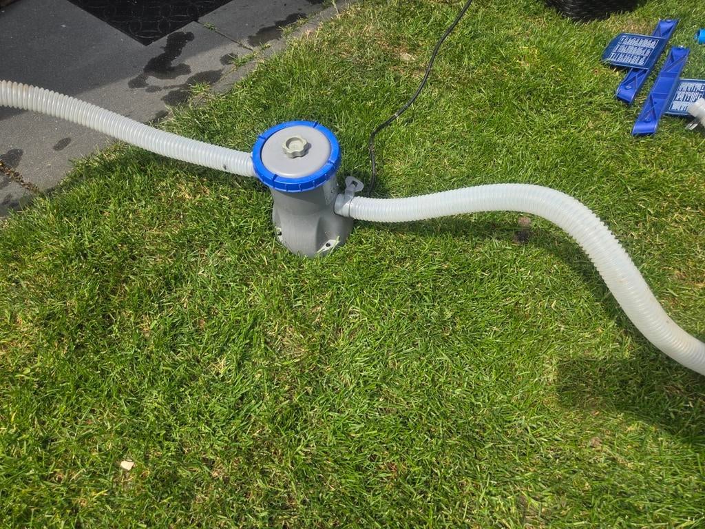 Zwembadpomp met slangen, Tuin en Terras, Ophalen, Gebruikt, Zwembadpomp