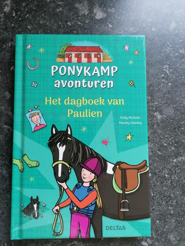 Paarden boek ponykamp avonturen - Het dagboek van Paulien, Fictie algemeen, Ophalen of Verzenden, Zo goed als nieuw, Kelly MCKAIN