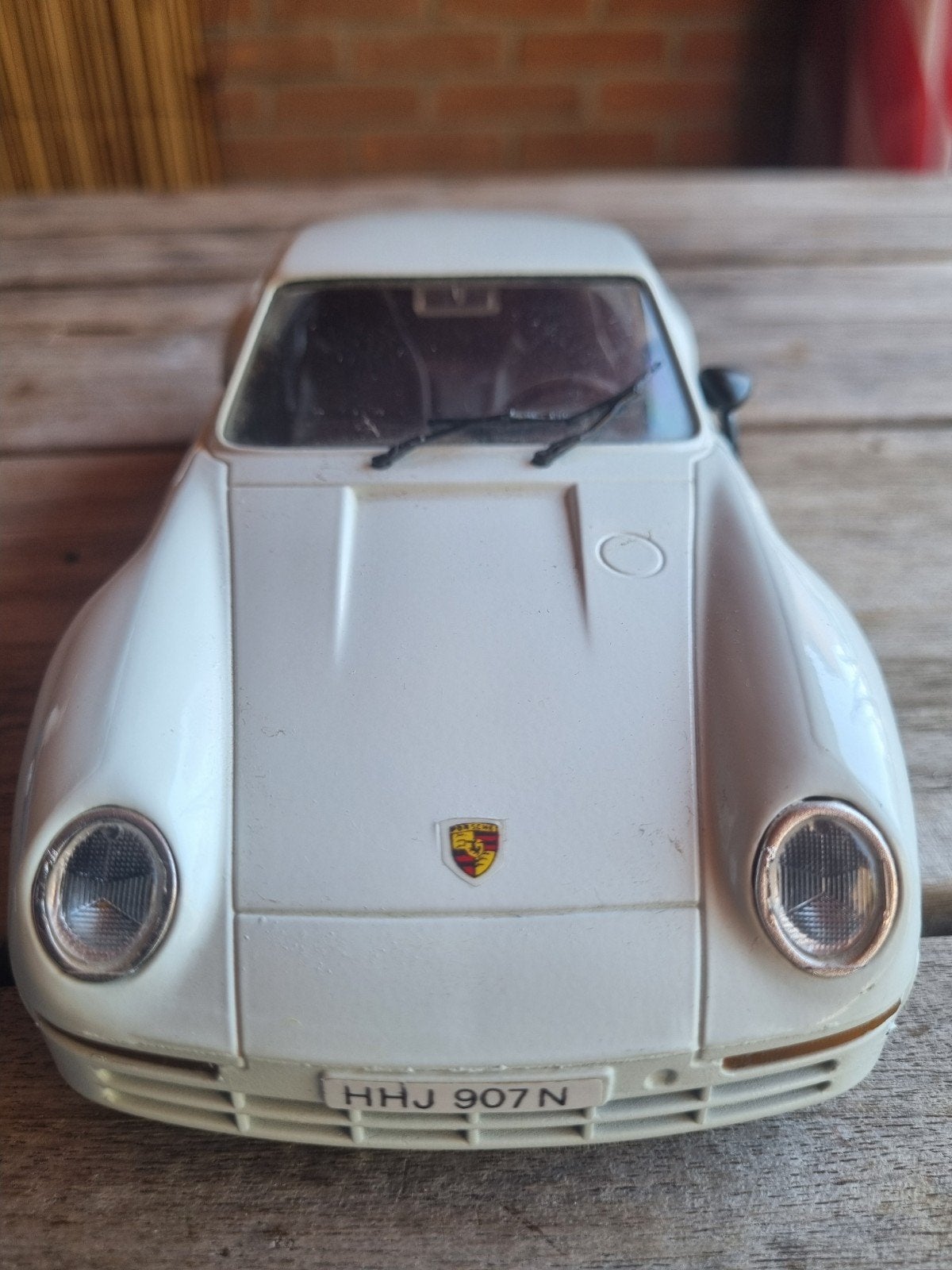 Porsche 959 modelauto - Wit - Gedetailleerd, Ophalen of Verzenden, Gebruikt, Overige typen