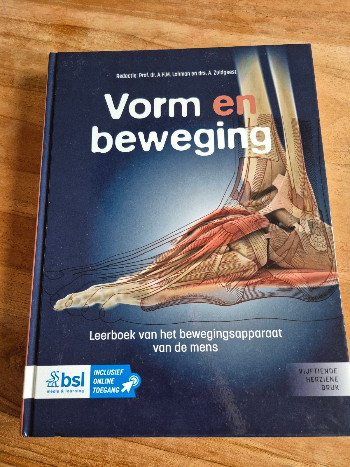 vorm en beweging leerboek vh bewegingsapparaat van de mens, Ophalen of Verzenden, Nieuw, Ahm lohman, Overige wetenschappen