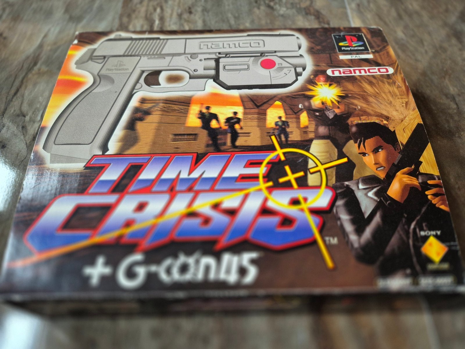 PlayStation 1 Time Crisis + G-Con 45 Gun - Nieuw in doos, Spelcomputers en Games, Ophalen of Verzenden
