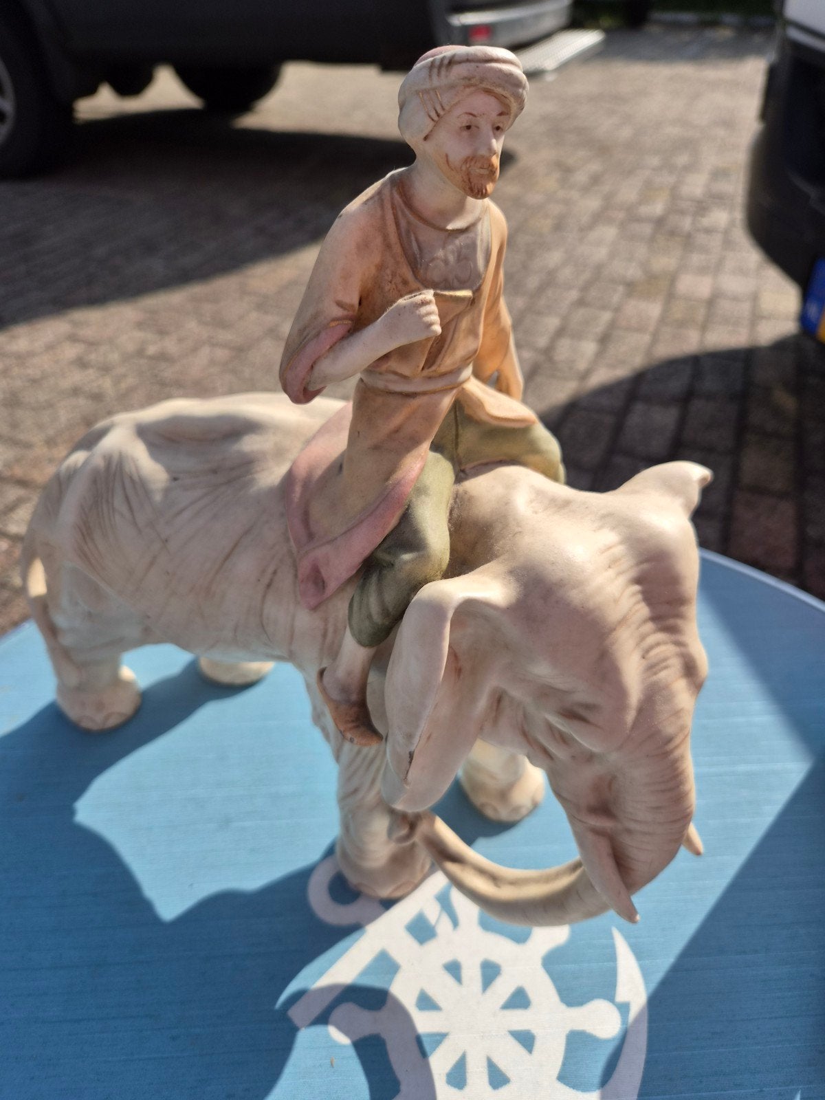 Royal Dux Beeld: Arabische Ruiter op Olifant, Antiek en Kunst, Ophalen of Verzenden