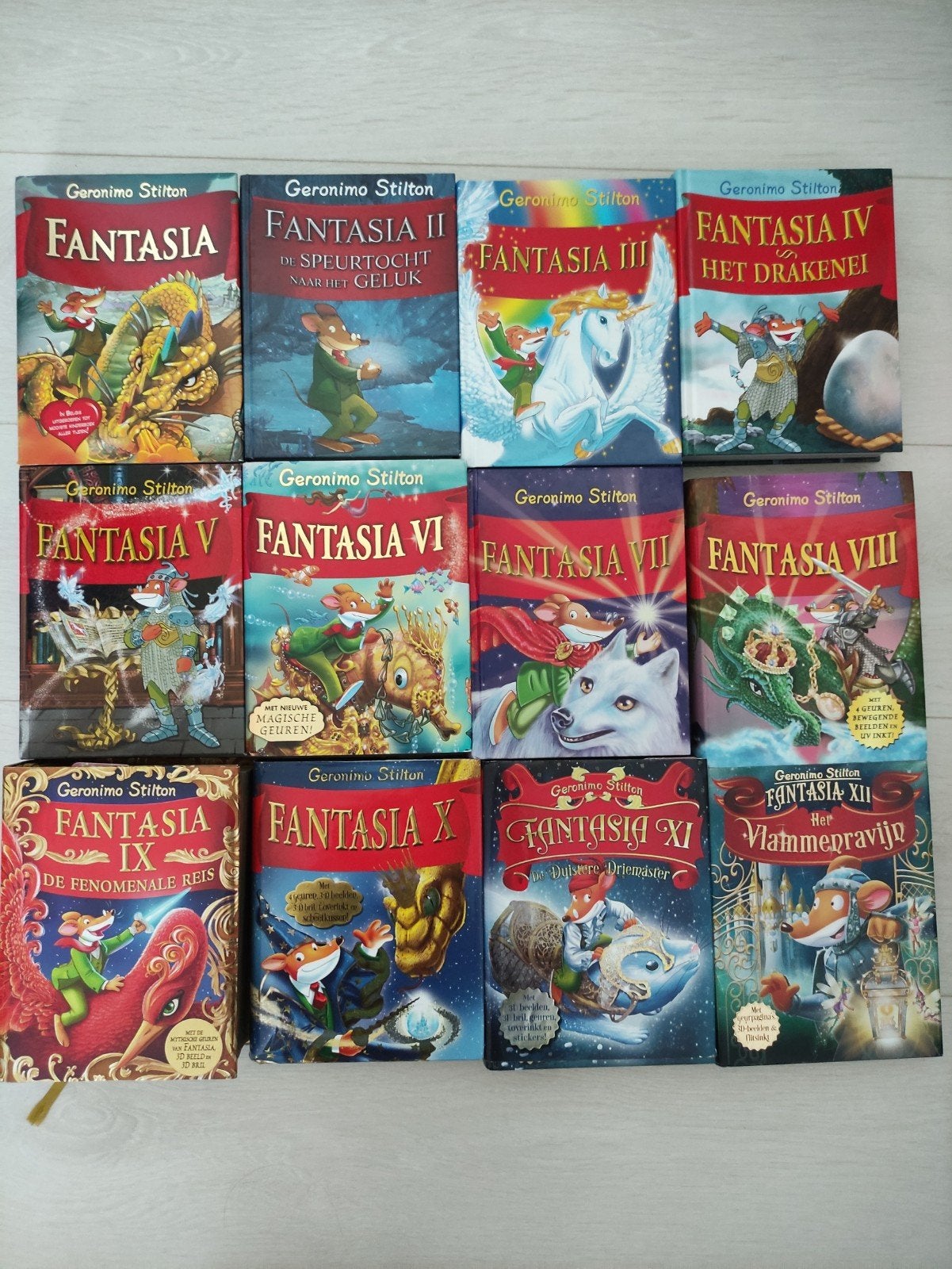 Fantasia deel 1 t/m 12 Geronimo Stilton, Ophalen, Gelezen, Geronimo Stilton