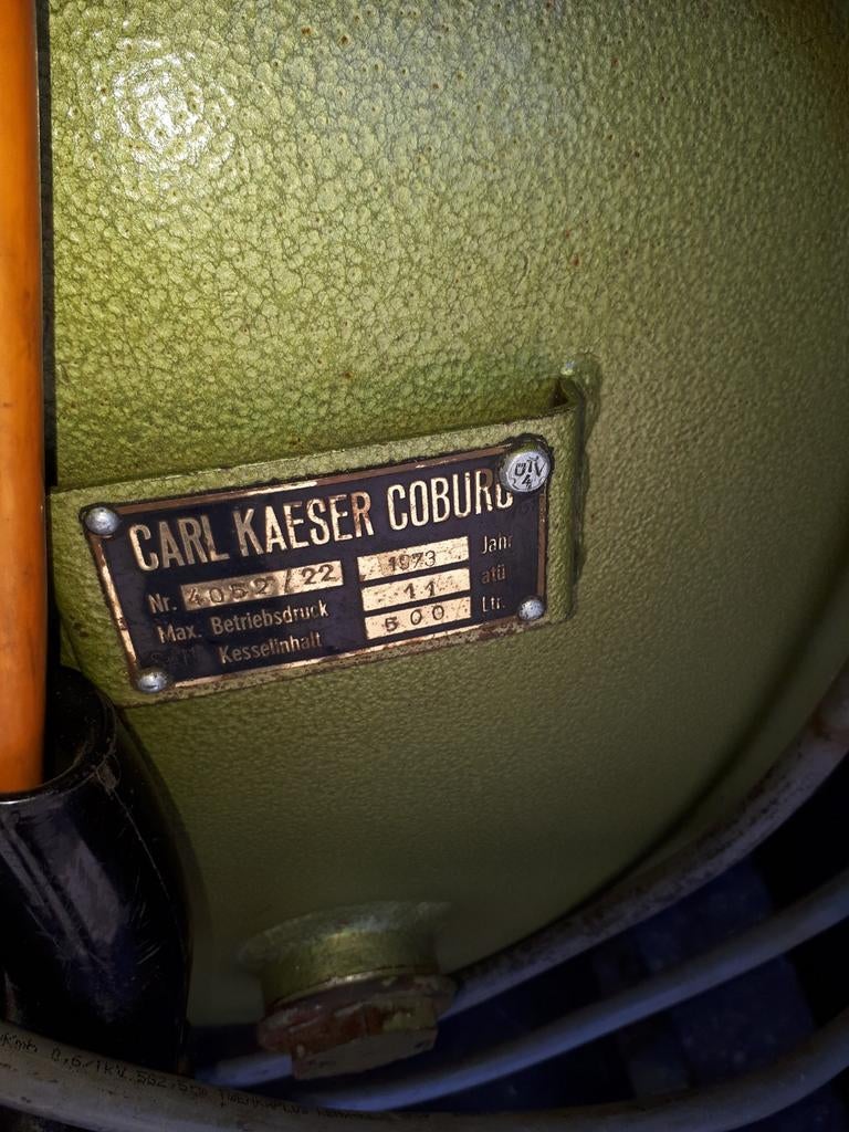 The koop compressor Mark kaeser kaeses 600 liter, Ophalen