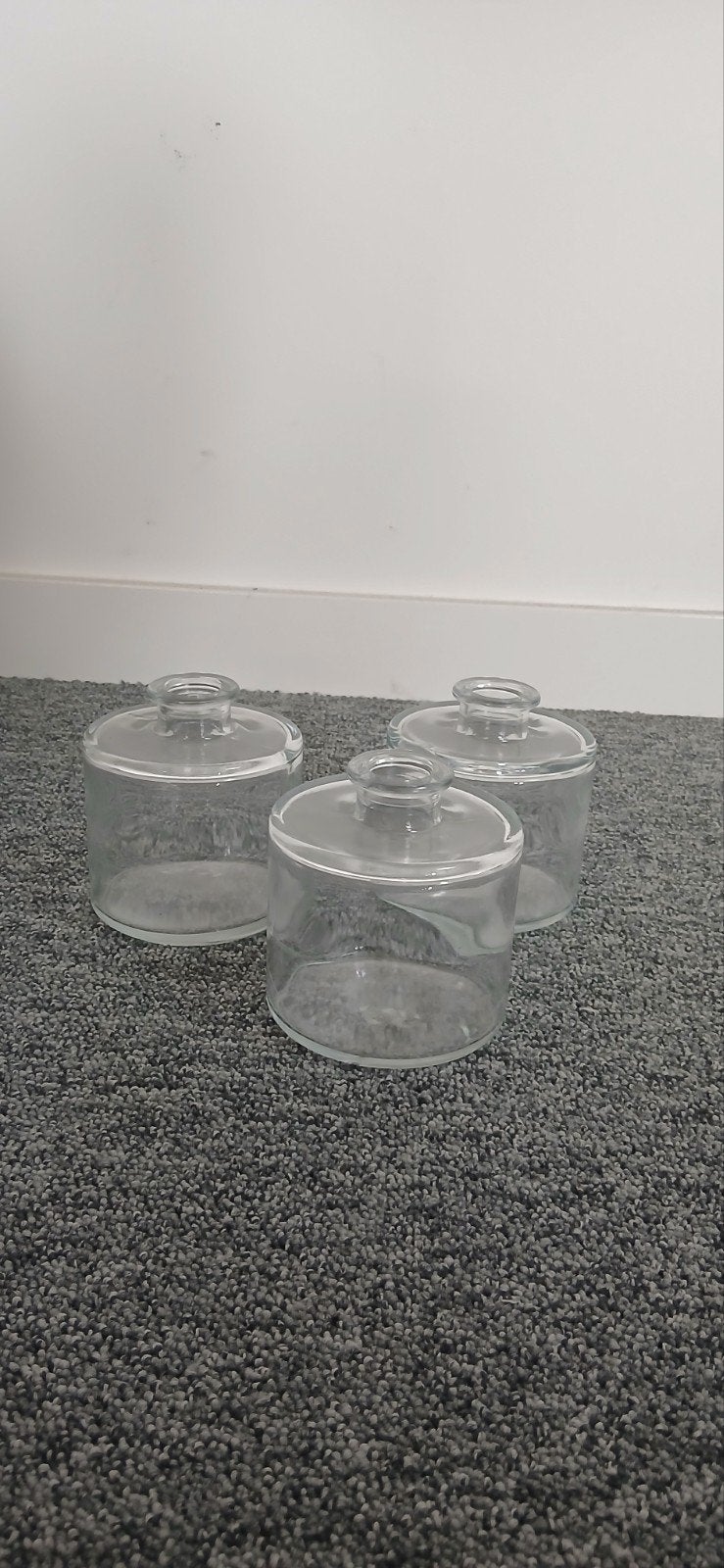 Set van 3 glazen vaasjes, Ophalen