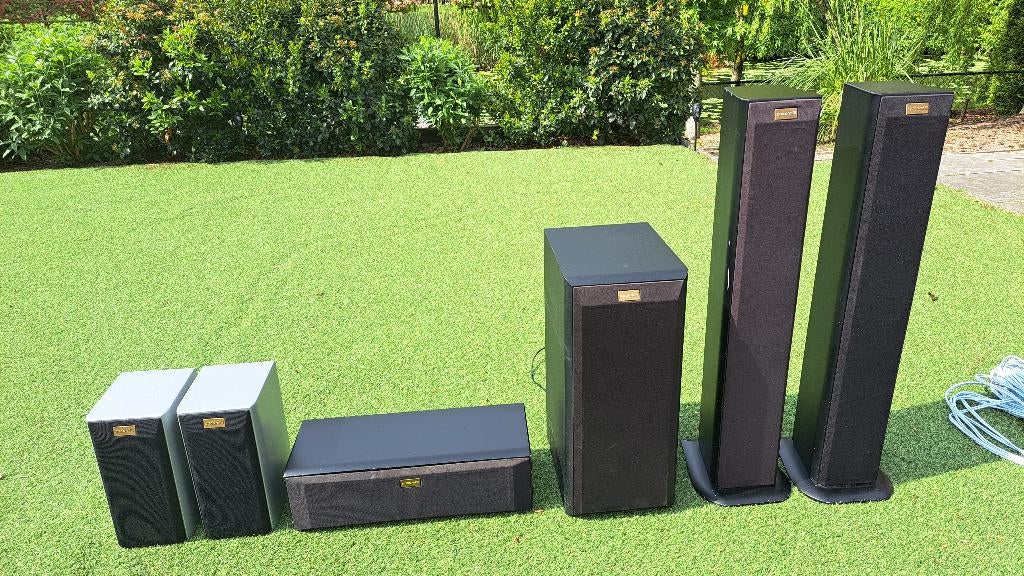 Quadral Ascent 5.1 High‑End Surroundset, Top geluid!, Audio, Tv en Foto, Luidsprekers, Gebruikt, Complete surroundset, 120 watt of meer