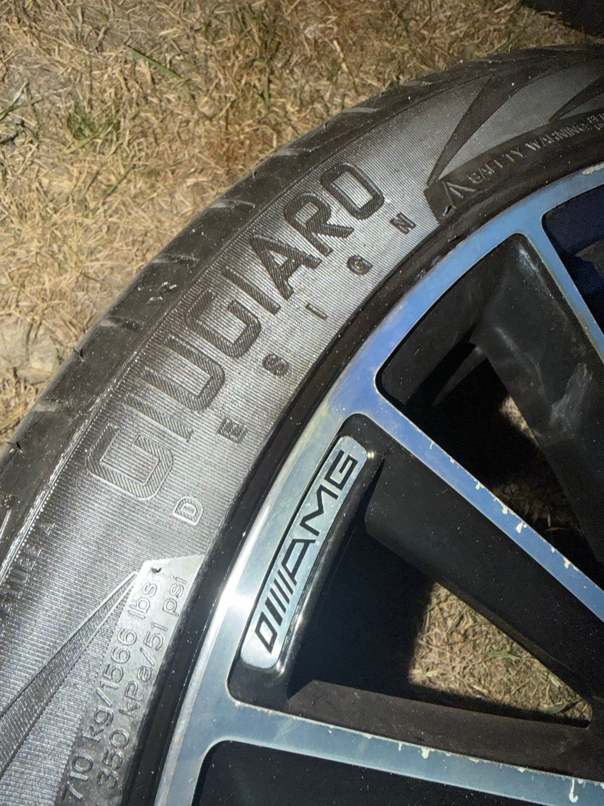 Mercedes-Benz AMG 19 inch velgen ORIGINEEL met zomerbanden, Auto-onderdelen, Banden en Velgen, 19 inch, Gebruikt, Banden en Velgen
