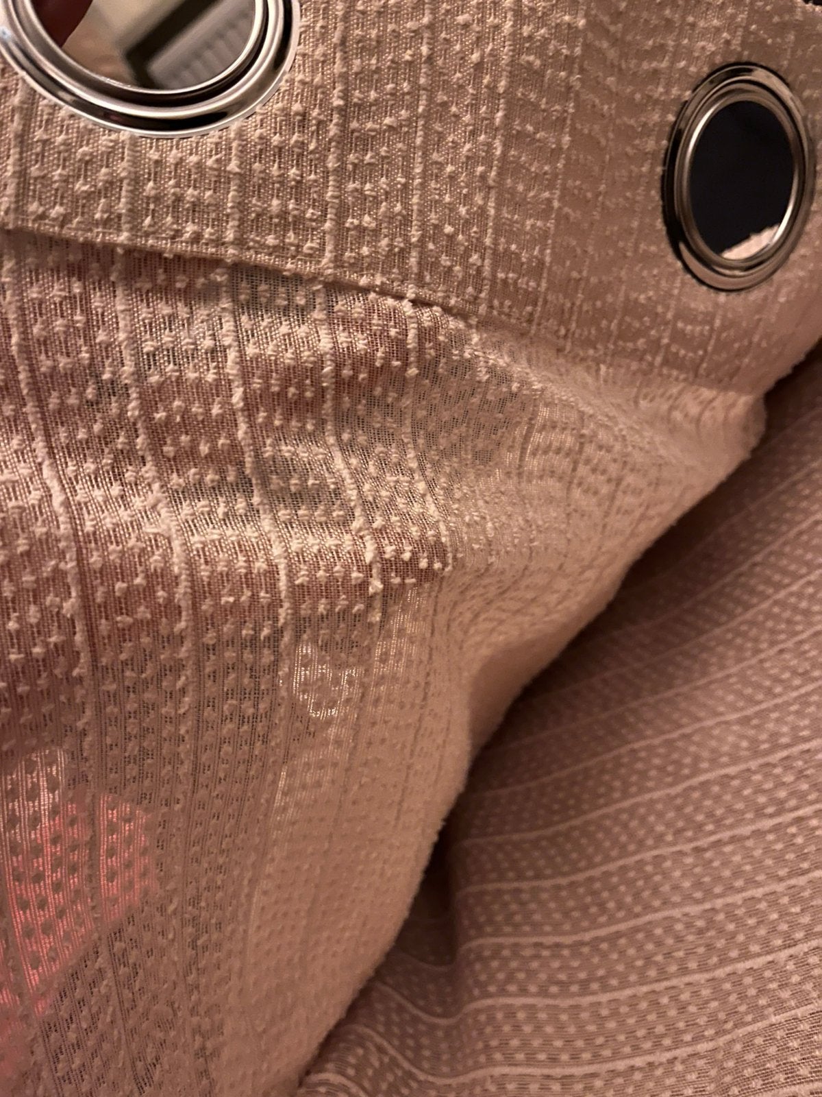 Kant en klare gordijnen taupe/beige, Ophalen, Zo goed als nieuw, Beige