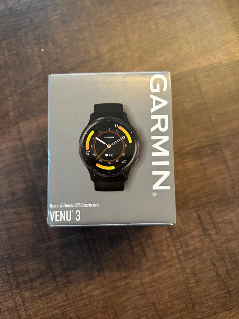 Garmin Venu 3 Smartwatch - Zo goed als nieuw, Sieraden, Tassen en Uiterlijk, Sporthorloges, Zwart, Ophalen of Verzenden, Zo goed als nieuw
