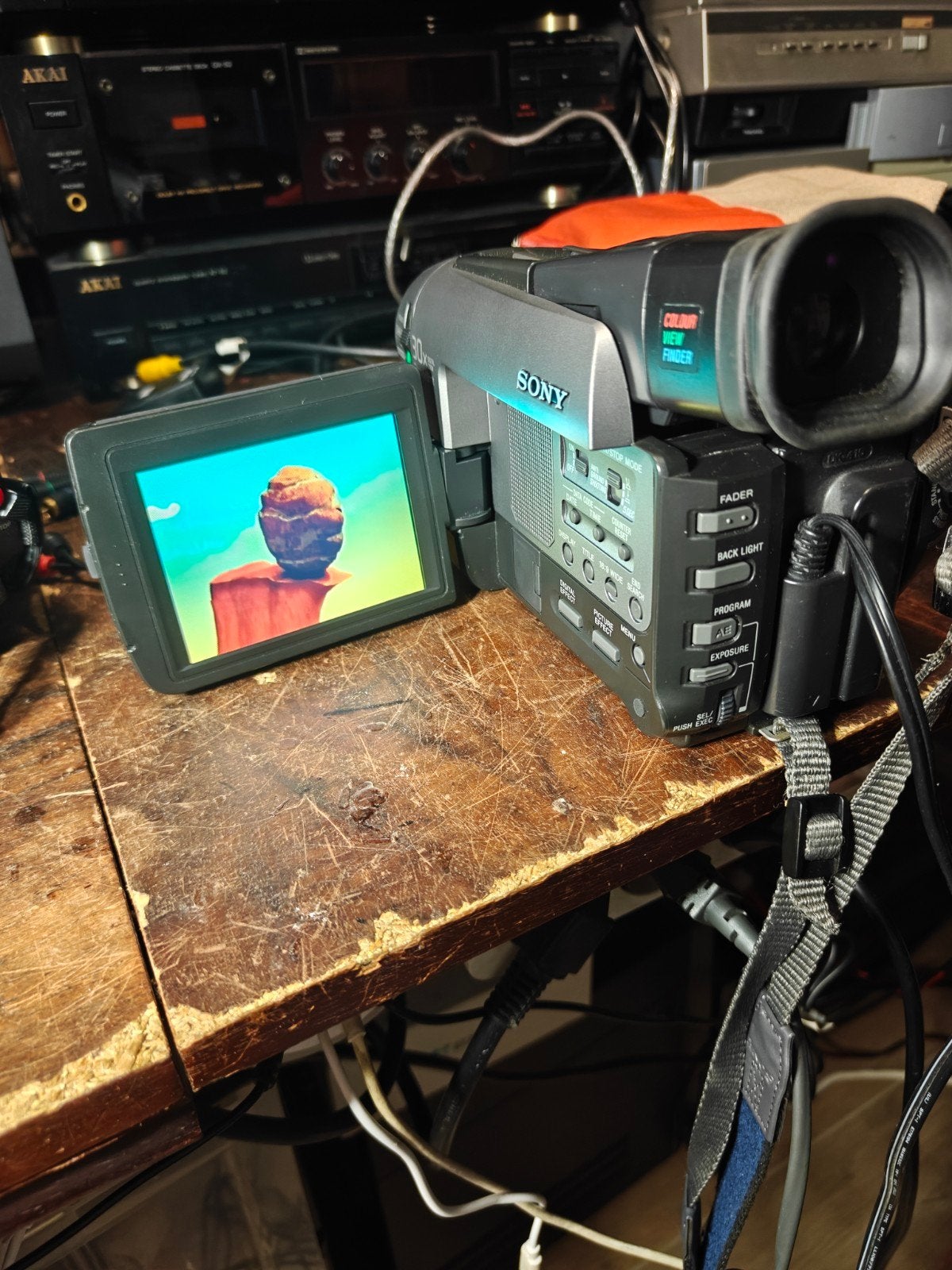 Sony CCD-TRV94E Hi8 / Video8 camcorder – groot 4 inch LCD-, Ophalen of Verzenden, Sony, 20x of meer