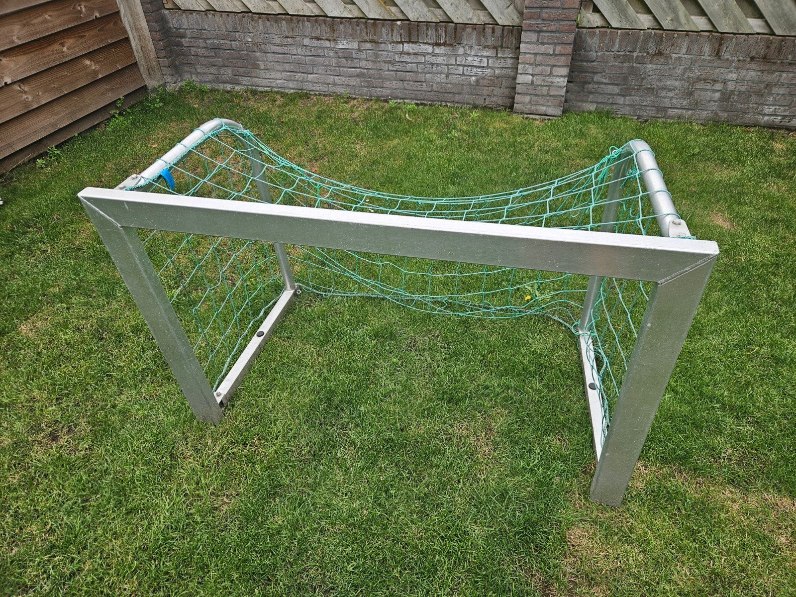 Voetbaldoel voor de tuin - Aluminium, Sport en Fitness, Voetbal, Ophalen, Gebruikt, Overige typen