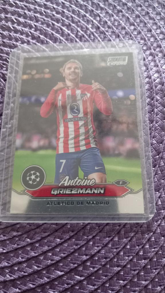 Antoine Griezmann Topps Stadium Chrome Spelerskaart, Ophalen of Verzenden