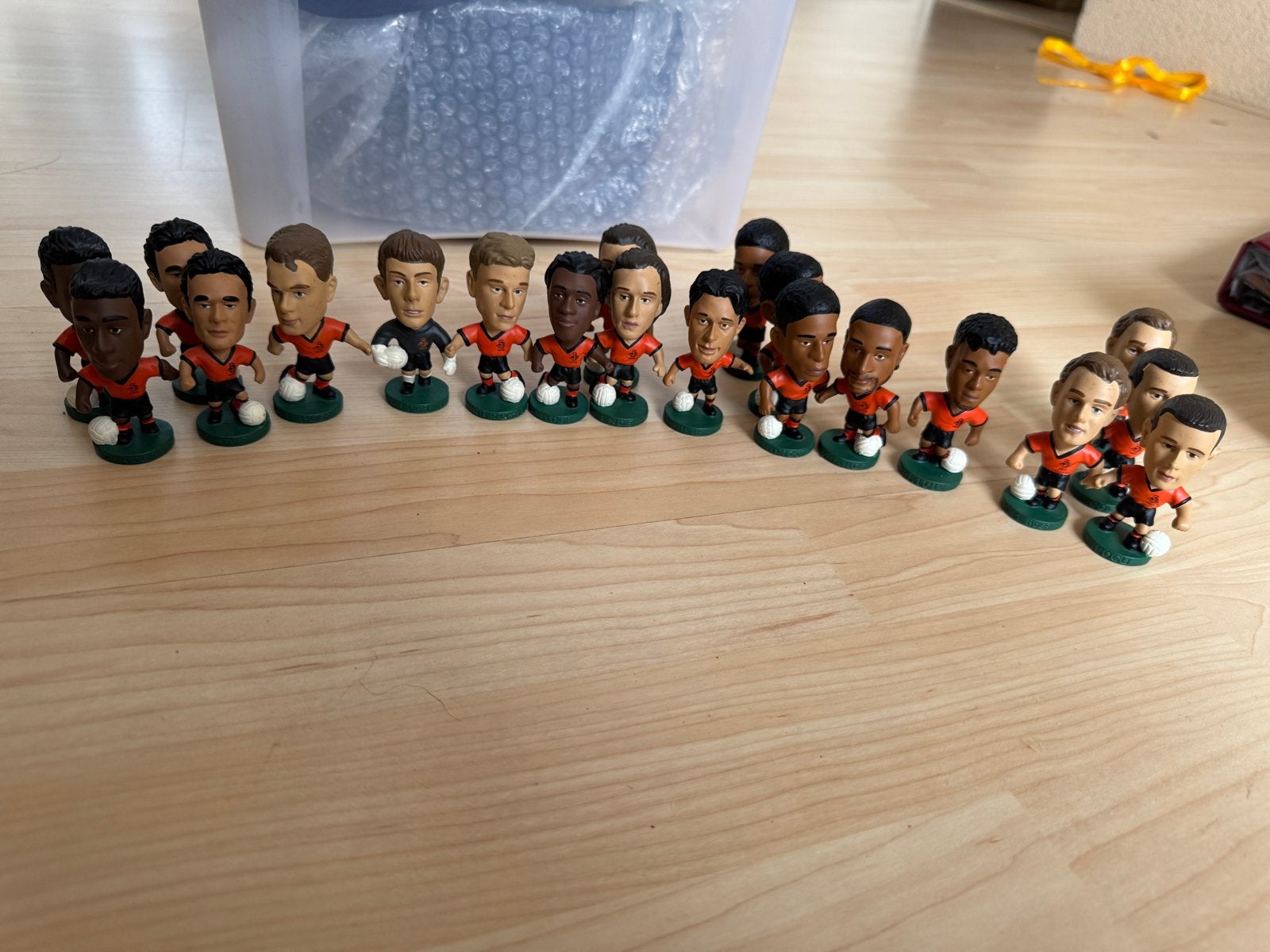 Oranje Leeuwen Voetbal Poppetjes, Ophalen of Verzenden, Gebruikt