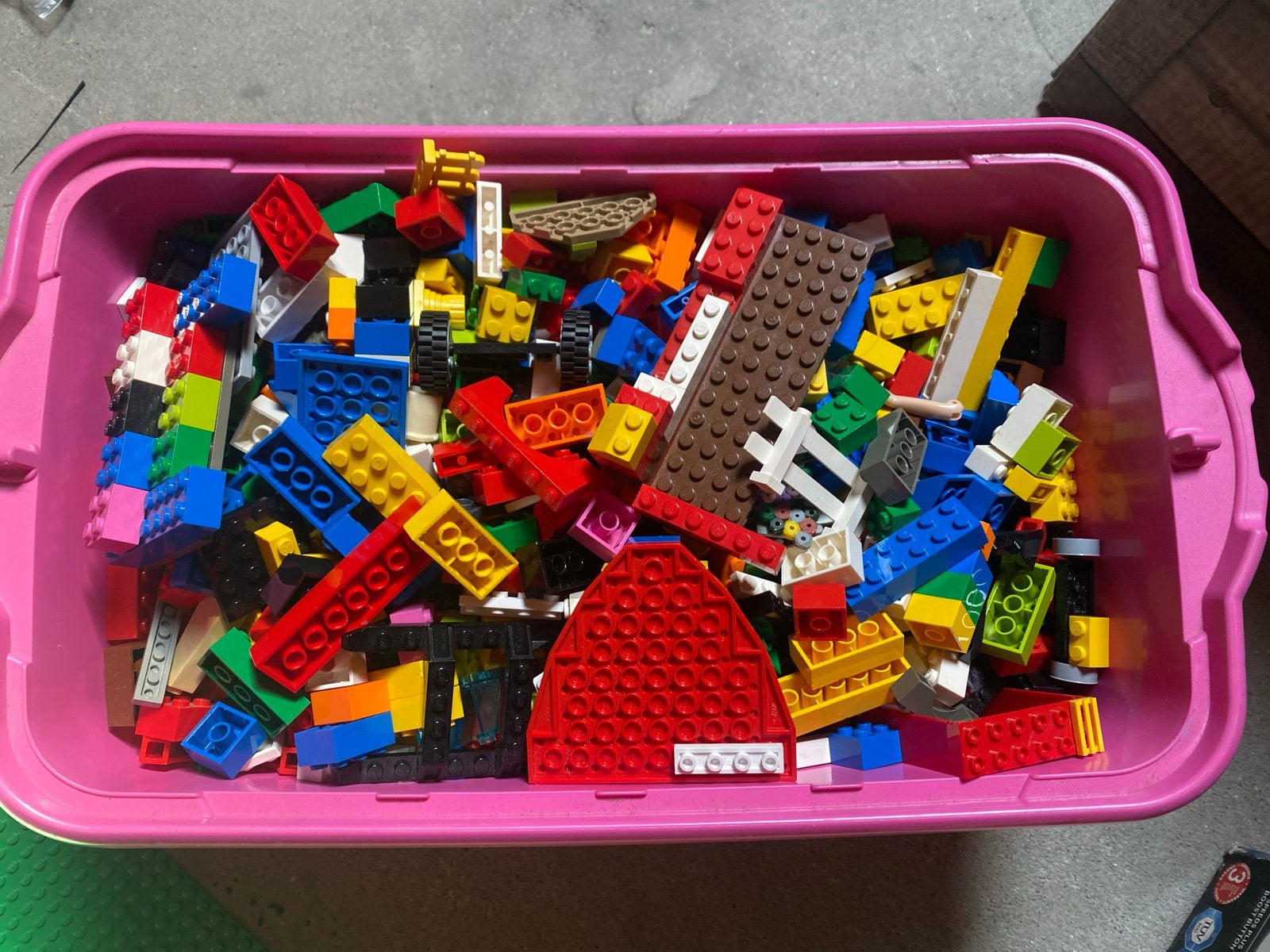 LEGO blokken met grondplaat - 5560, Ophalen of Verzenden, Gebruikt, Losse stenen, Lego