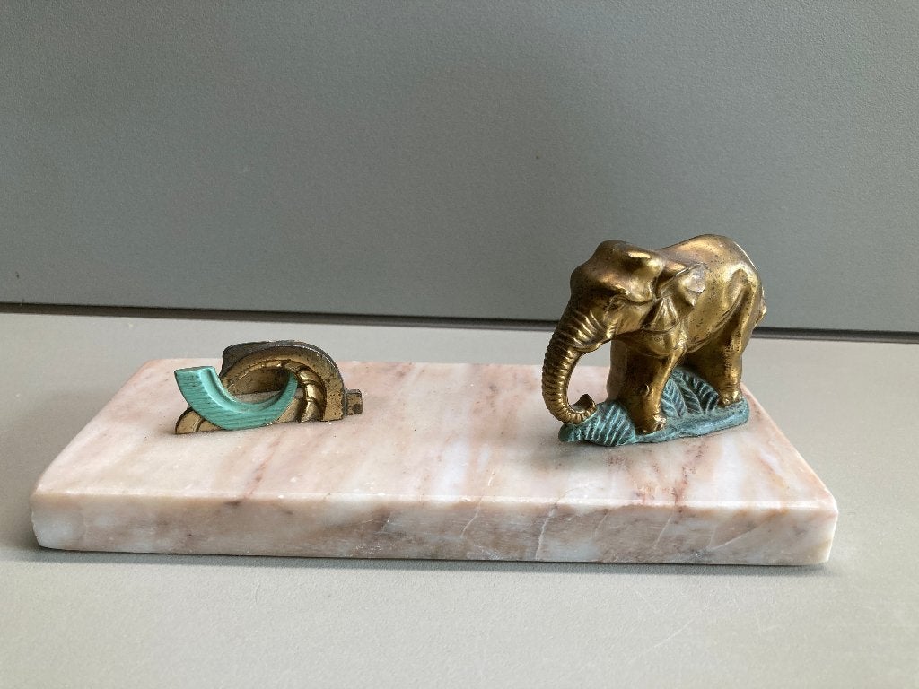 jaren 30 art deco fotolijst met olifant, Ophalen of Verzenden, Fotolijst