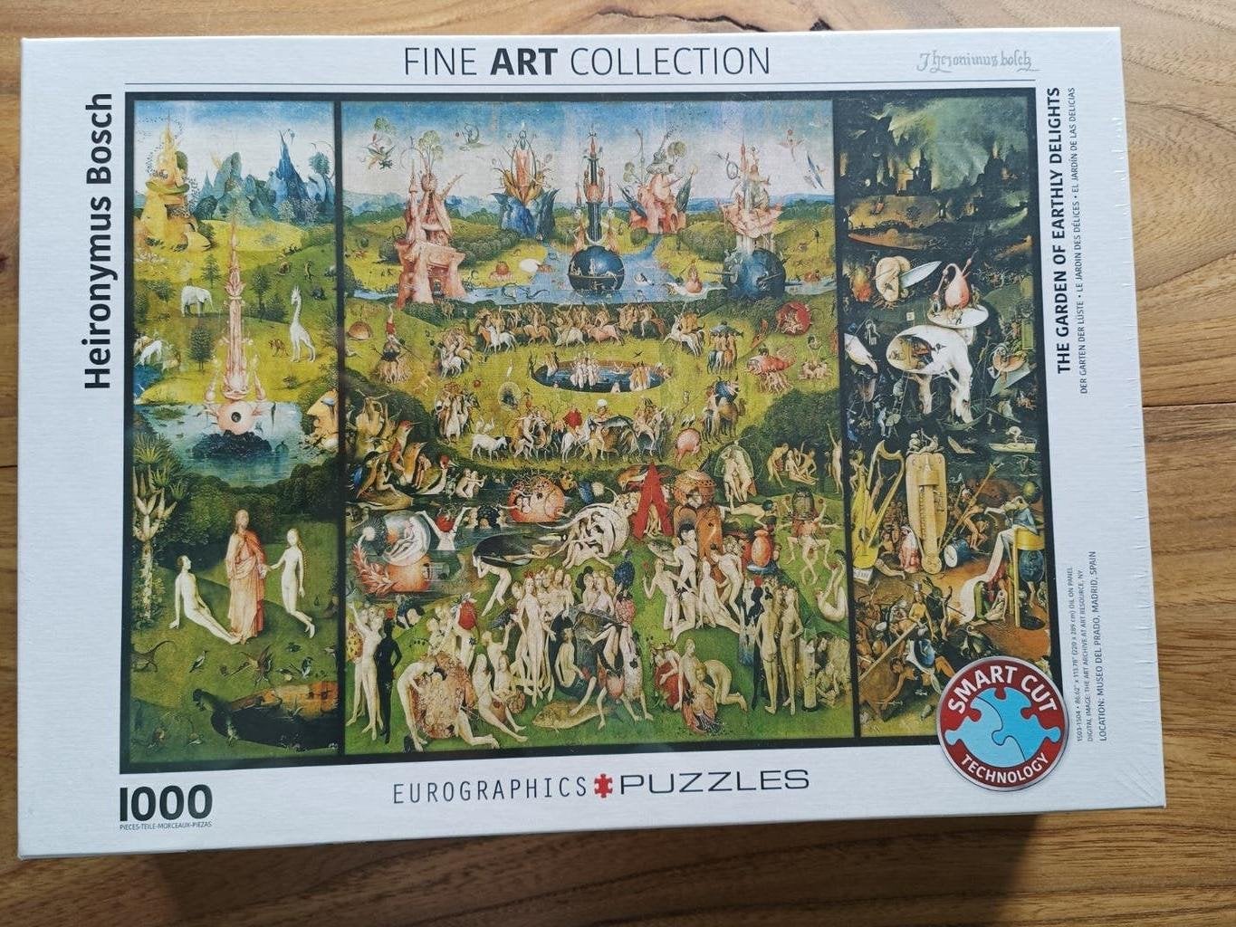 Nieuw Eurographics Smartcut puzzel Tuin der Lusten, Een of twee spelers, Ophalen of Verzenden, Nieuw, Eurographics Puzzles