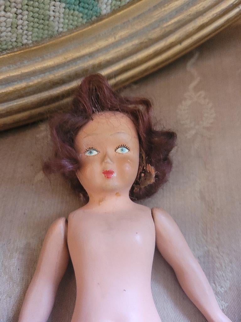 Antiek klein stenen popje, Heikant 21 Kaatsheuvel, Belle Vieille Brocante, Ophalen of Verzenden, Zo goed als nieuw