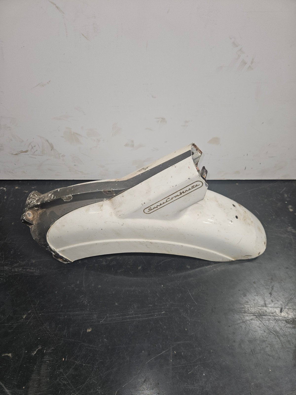 Origineel Zundapp achterspatbord met originele fitting, Ophalen of Verzenden, Gebruikt, Frame