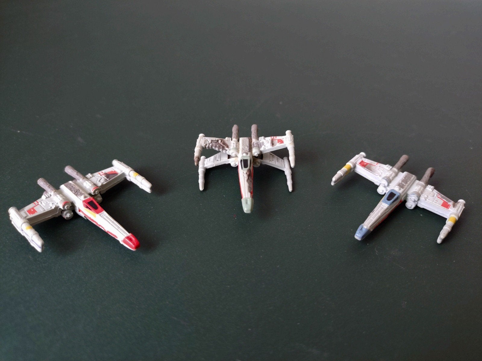 Star Wars Micro Machines X-Wing Set: Rode, Groene, Blauwe Sq, Ophalen of Verzenden, Gebruikt, Overige typen