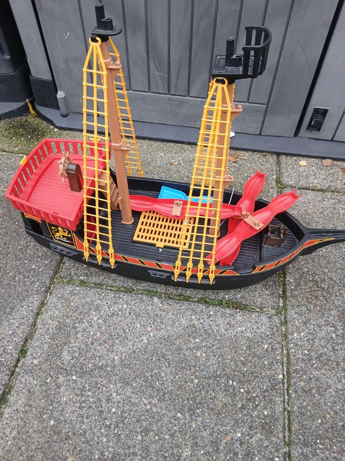Grote piratenboot speelgoed (onvolledig), Ophalen of Verzenden, Gebruikt, Jongen of Meisje