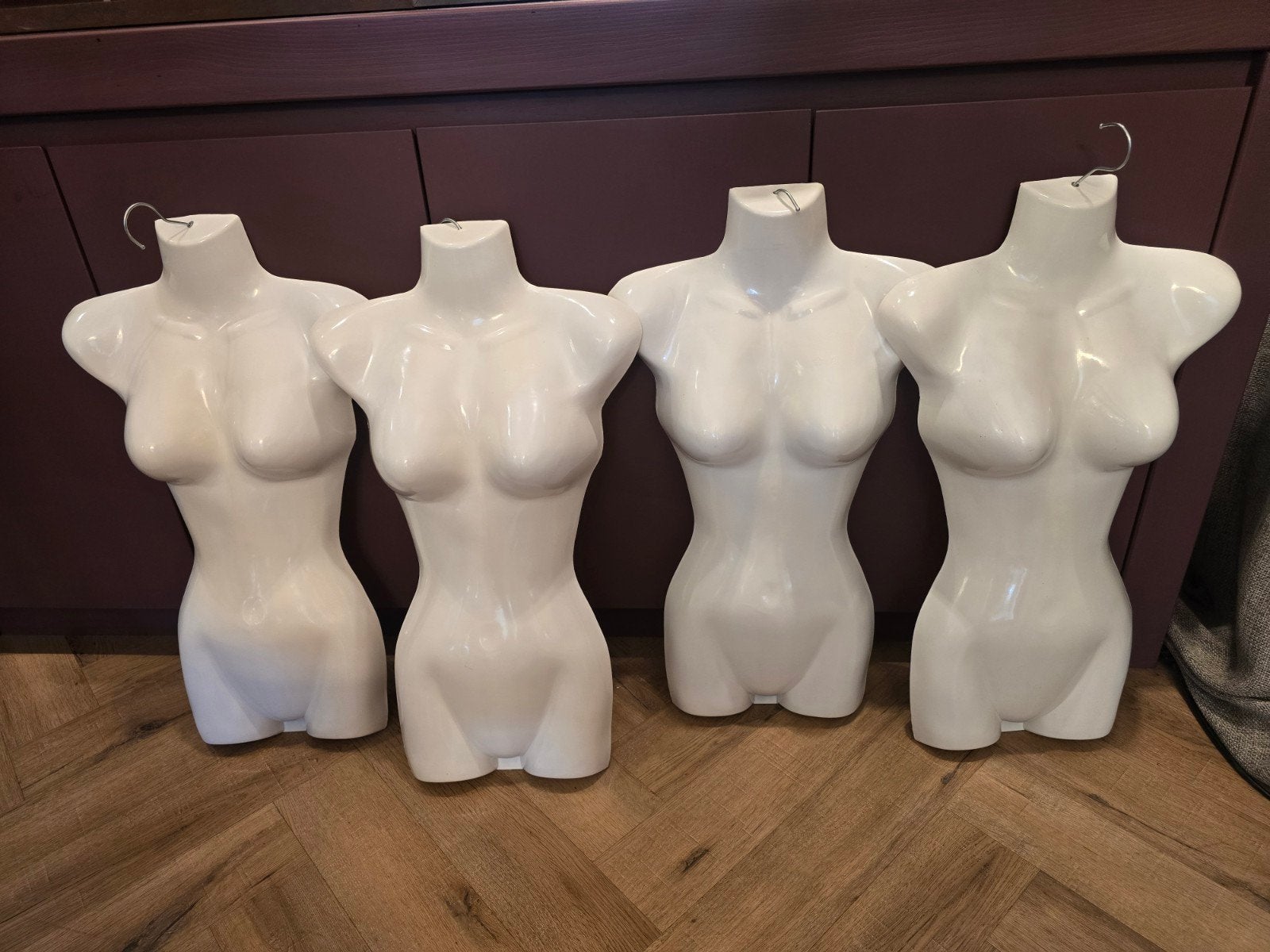 Witte paspoppen torso's (set van 4), Ophalen of Verzenden