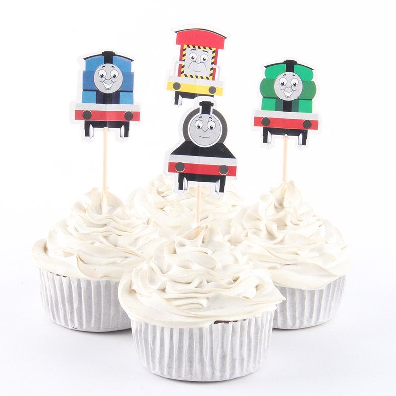 Leuke THOMAS DE TREIN Taartdecoraties, prikkers vanaf € 5,50, Verzenden, Nieuw, Taarten of Cupcakes, Versiering