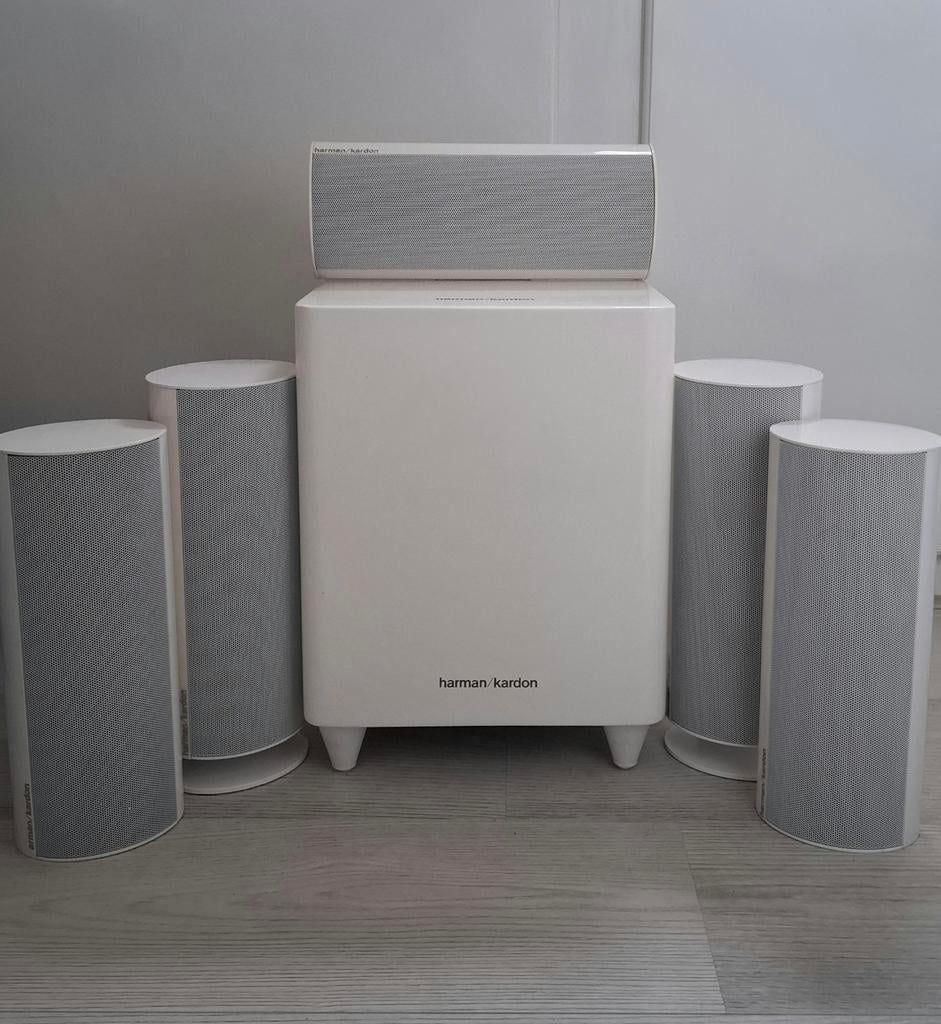 Harman Kardon HKTS 30 - Complete 5.1 speakerset, Overige merken, Gebruikt, Ophalen of Verzenden, Complete surroundset