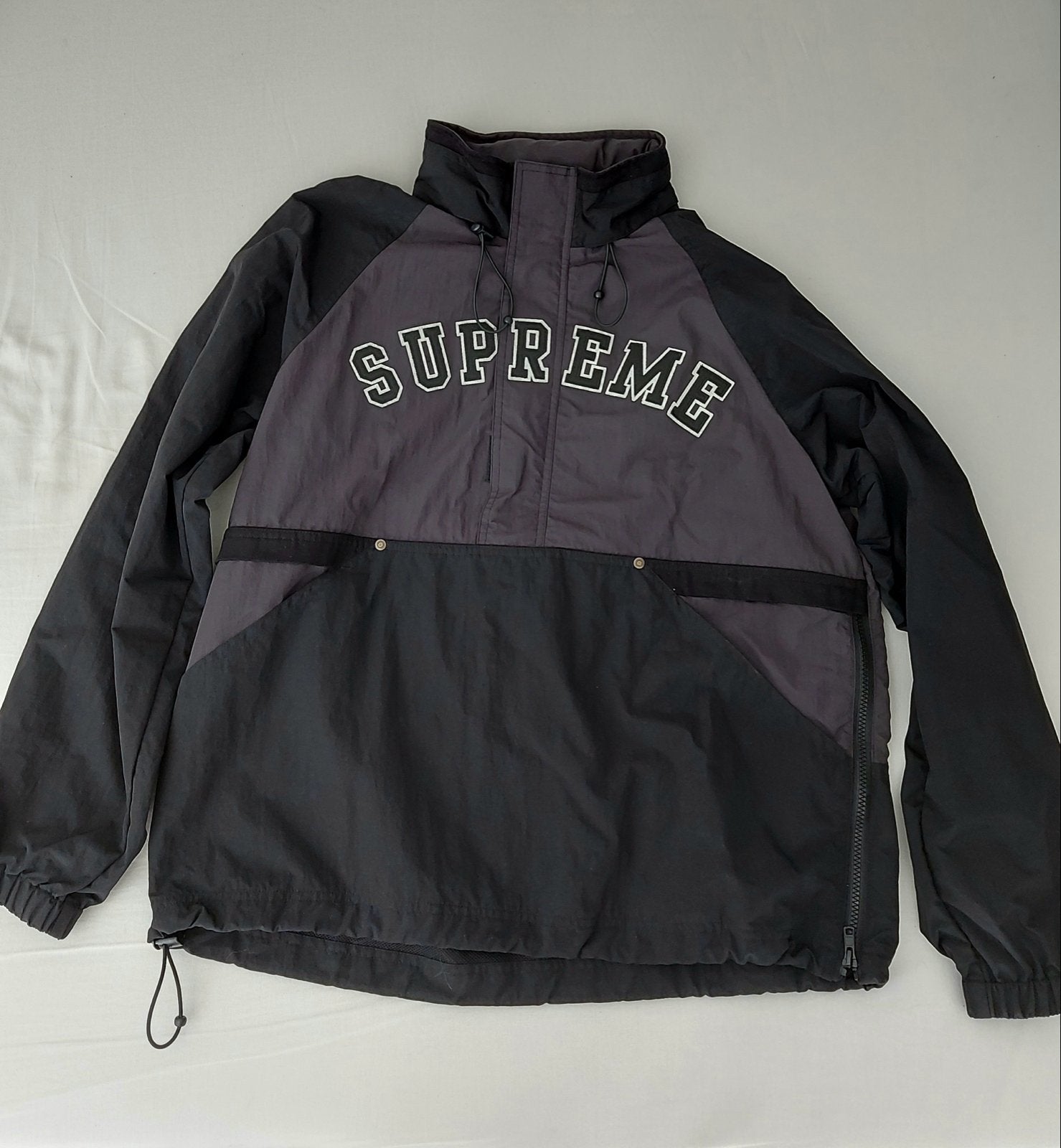 Supreme Court Half Zip Pullover Zwart Maat M, Ophalen of Verzenden, Nieuw, Maat 48/50 (M), Zwart