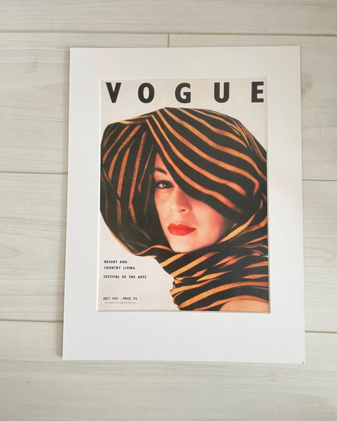 Vogue cover, afmeting 30x40, 30 cm, Meerkleurig, Nieuw, Ophalen of Verzenden