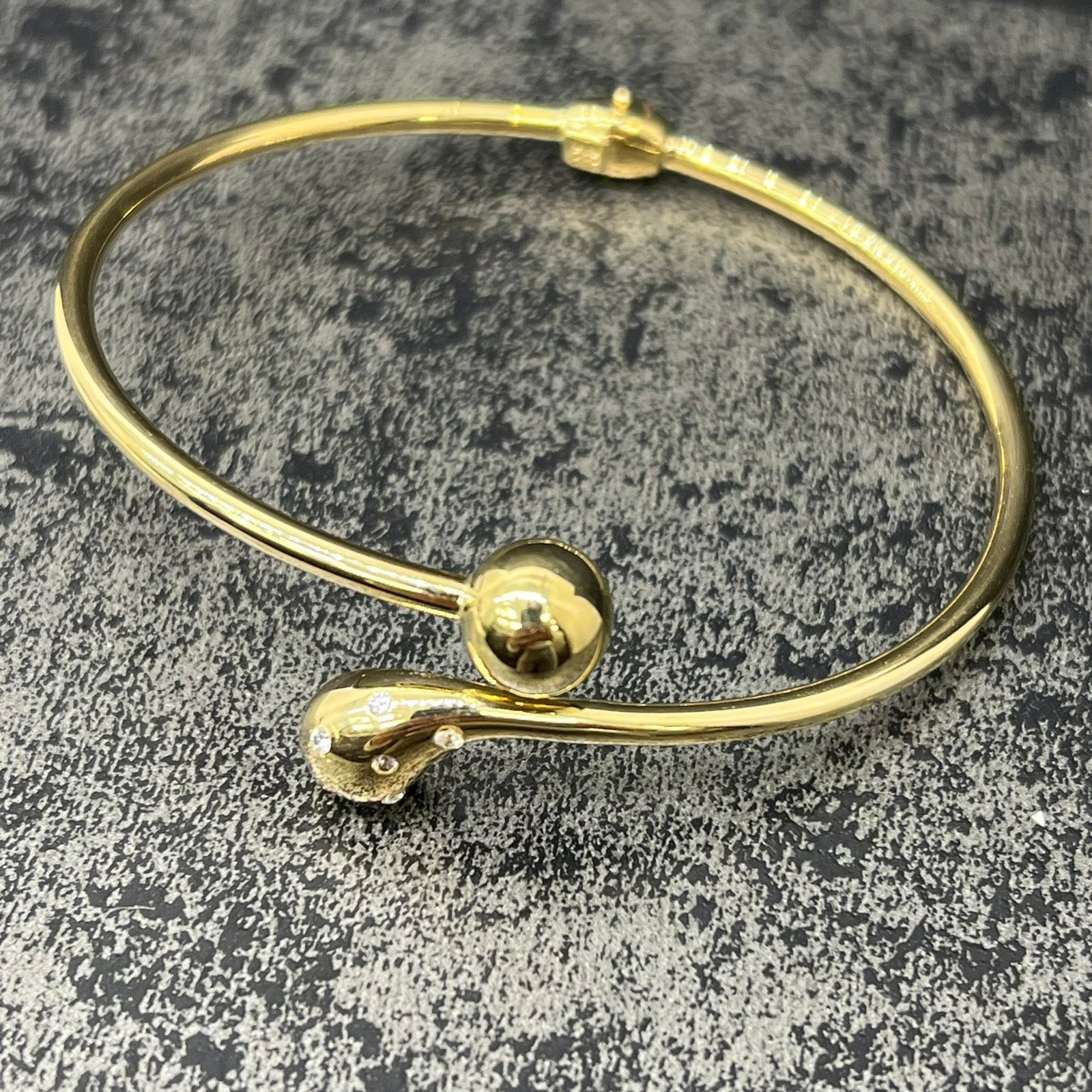 14 karaats gouden armband boei model, Ophalen of Verzenden, Zo goed als nieuw, Goud
