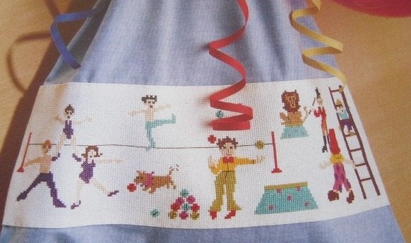 Borduurpatroon  Circus   nr 9846 do, Verzenden, Nieuw, Handborduren, Patroon
