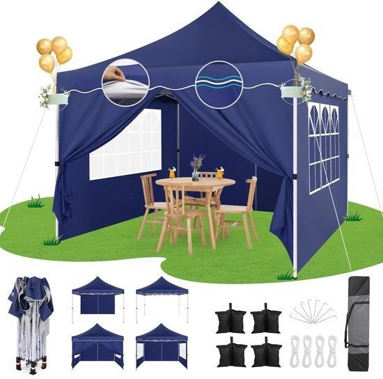 Opvouwbaar Paviljoen – Partytent – Tuinpaviljoen, Corvance B.V., Verzenden, Nieuw, Corvancebol@gmail.com