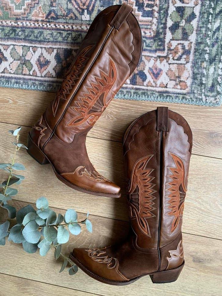 Buffalo hoge cowboylaarzen 38 western boots laarzen, Hoge laarzen, -, Ophalen of Verzenden, Zo goed als nieuw
