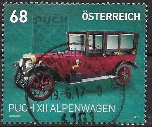 Oostenrijk 2017 mi.3344 oldtimer PUCH XII ALPENWAGEN nom. 68, Verzenden, Gestempeld