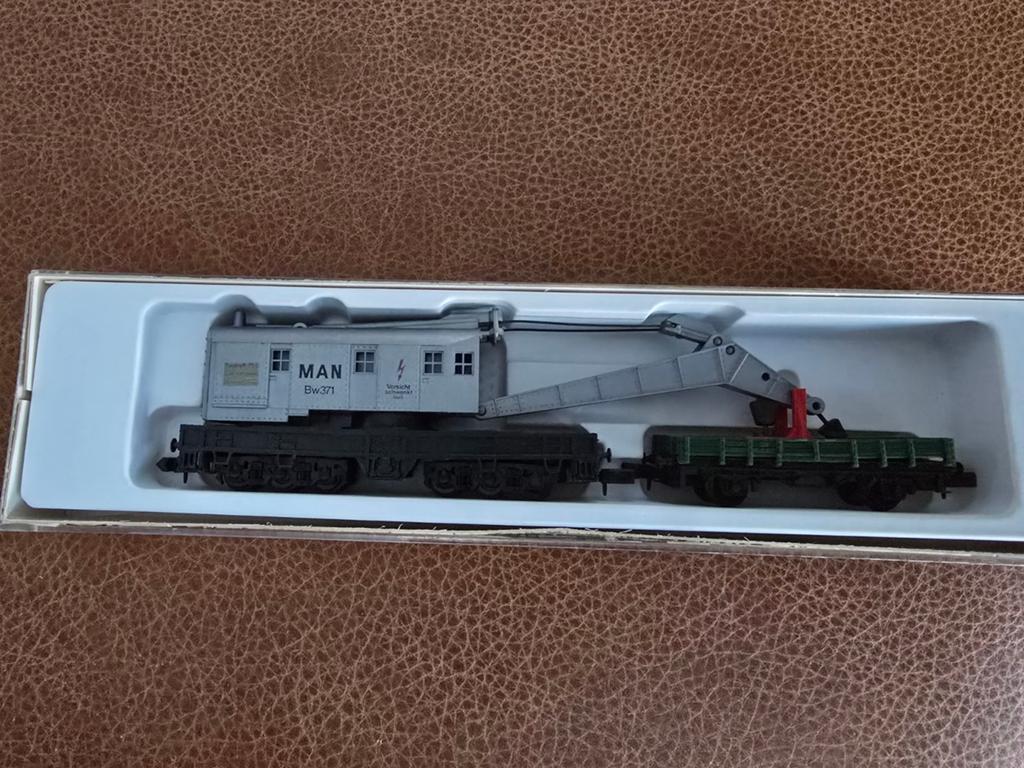 Arnold 0465 Kraanwagen Spoor N - MAN Bw371, Hobby en Vrije tijd, Modeltreinen | N-Spoor, Ophalen of Verzenden