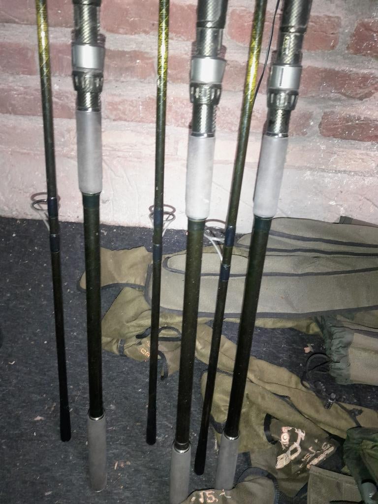 Fox Eclipse Karperhengels 3 stuks 3 LBS, Watersport en Boten, Ophalen, Gebruikt, Werphengel