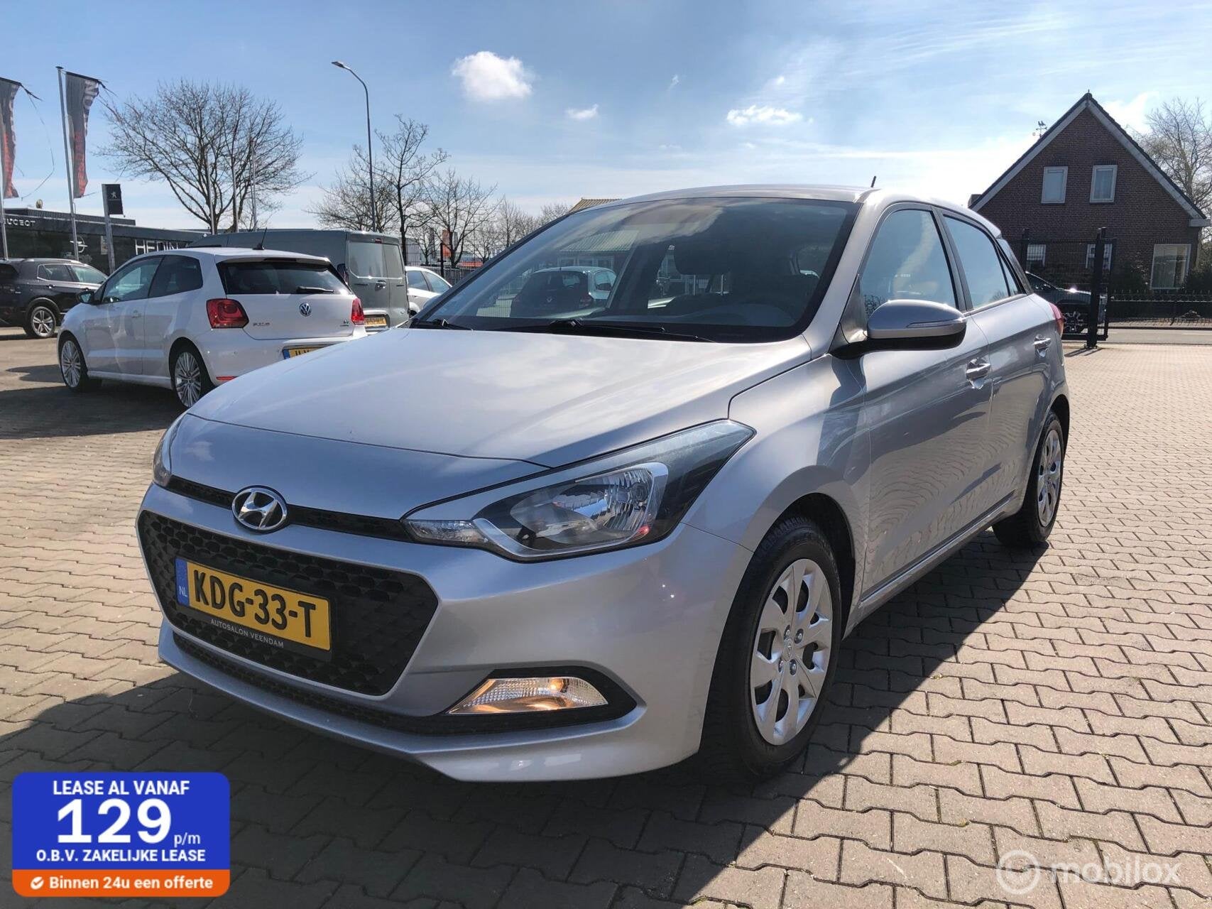 Hyundai i20 1.2 LP i-Drive 5.Drs Hb Airco Ell Pakk, Auto's, Gebruikt, 4 cilinders, Bedrijf, Handgeschakeld