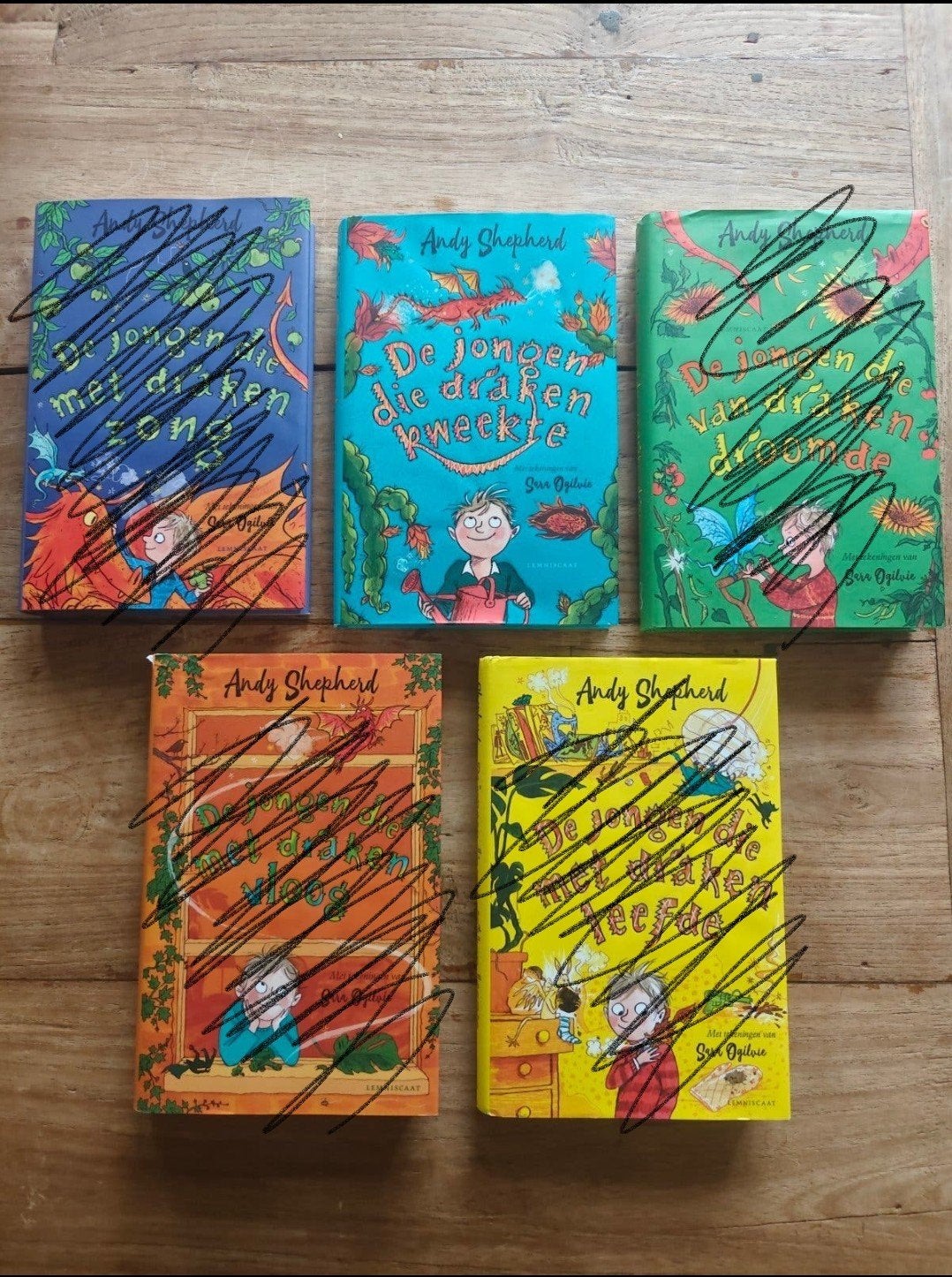 De jongen die...  boekenreeks. draken kweekte is er nog, Boeken, Ophalen of Verzenden, Zo goed als nieuw, Andy Shepherd, Fictie algemeen