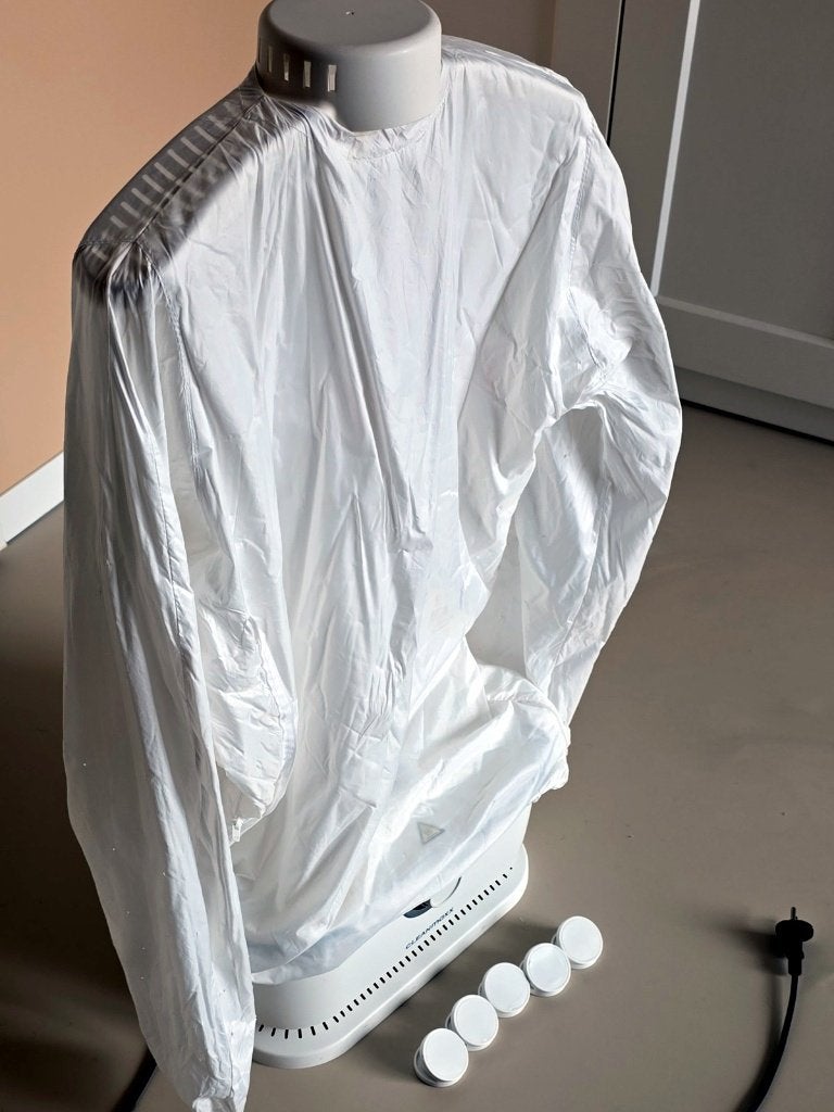 CleanMaxx strijkpop hemdenstrijker 1800W met klemmen, Ophalen, Gebruikt