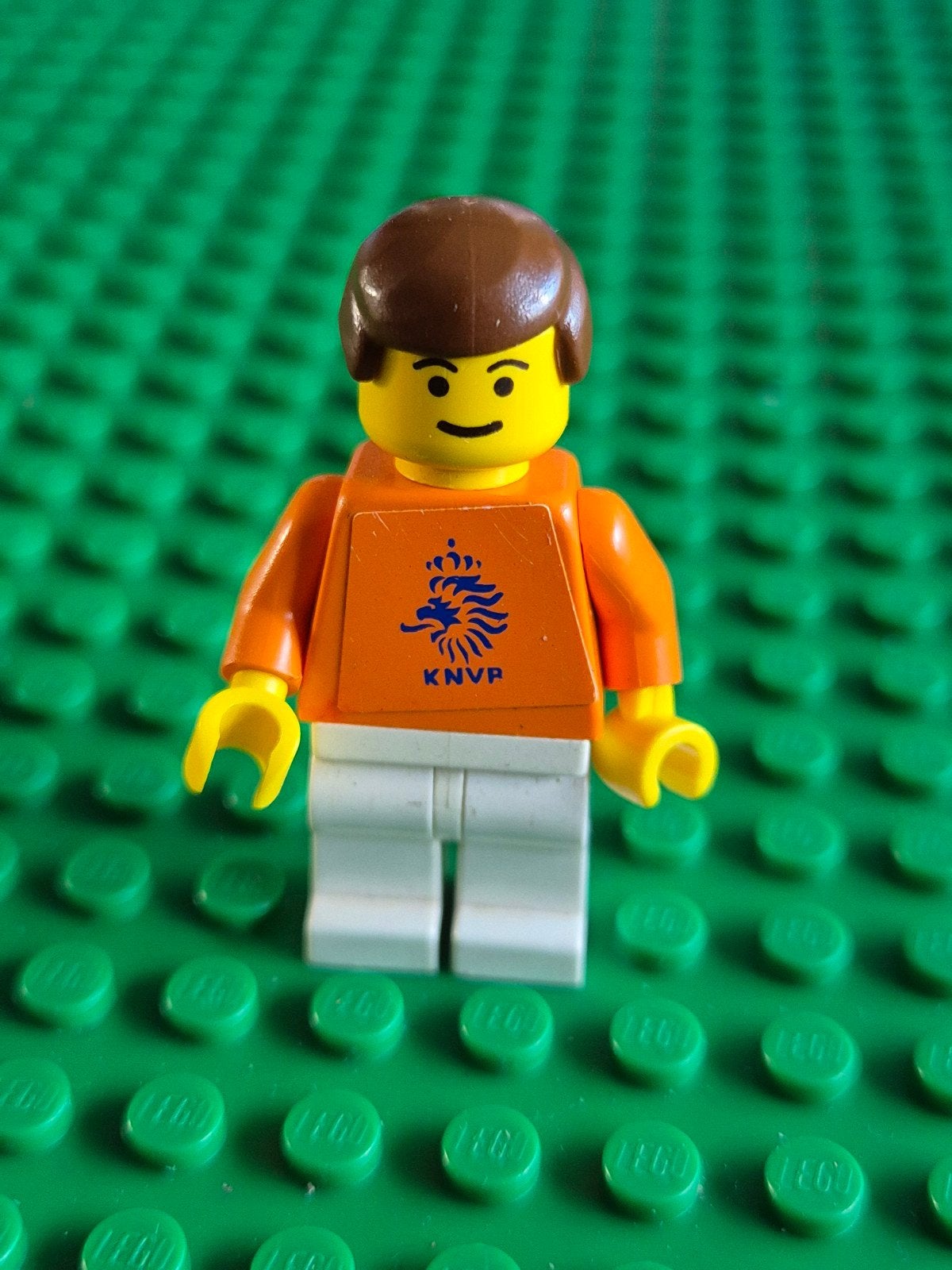 Lego Minifiguur KNVB Oranje Voetbalshirt, Kinderen en Baby's, Gebruikt, Overige thema's, Lego, Ophalen of Verzenden