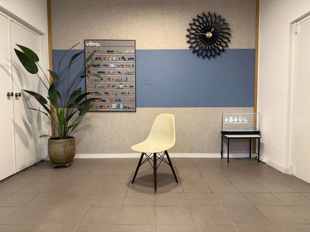 Herman Miller | Eames | DSW | Parchment | 1x, Wit, Herman Miller, Ophalen of Verzenden, Eén