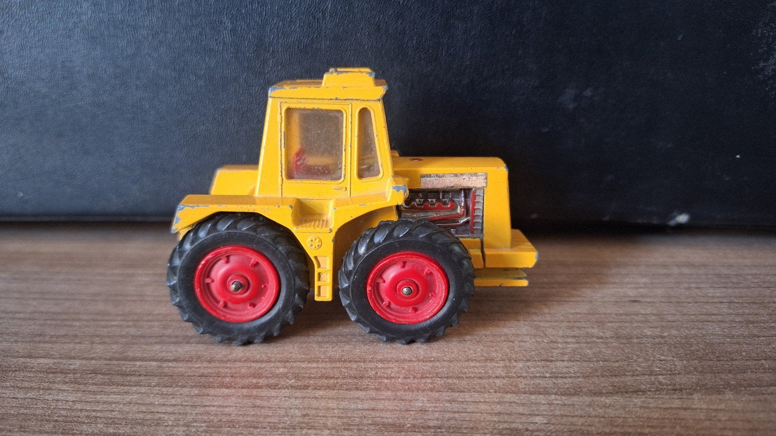 Vintage Matchbox Super Kings K-5 Muir-Hill Tractor (1972), Ophalen of Verzenden, Gebruikt, Hijskraan, Tractor of Landbouw, Matchbox